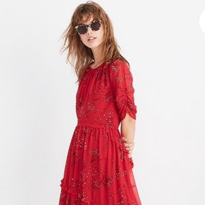 Madewell windpoppy midi dress